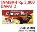 Promo Harga DELFI Orion Choco Pie per 6 pcs 30 gr - Alfamidi