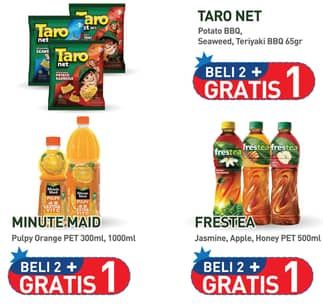 Promo Harga Taro Net/Minute Maid Juice Pulpy/Frestea Minuman Teh  - Hypermart