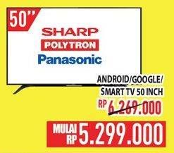 Promo Harga Promo  LED Android Smart TV 50 Inch  - Hypermart