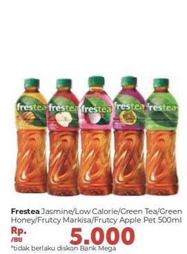 Promo Harga FRESTEA Minuman Teh Apple, Green Honey, Green Tea, Markisa, Original, Original Low Calories 500 ml - Carrefour