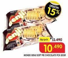 Promo Harga Monde Genji Pie Soft Chocolate 85 gr - Superindo