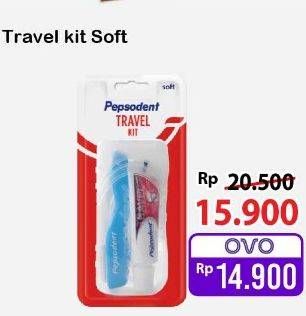 Promo Harga Pepsodent Travel Pack Soft 2 pcs - Alfamart