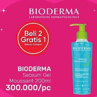 Promo Harga BIODERMA Sebium Gel Moussant Cleansing Foam Gel 200 ml - Guardian
