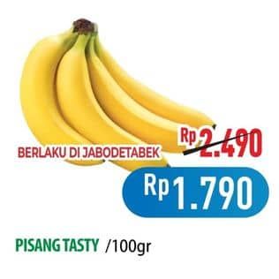 Promo Harga Pisang Cavendish Tasty per 100 gr - Hypermart