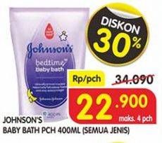 Promo Harga JOHNSONS Baby Bath All Variants, 1 400 ml - Superindo