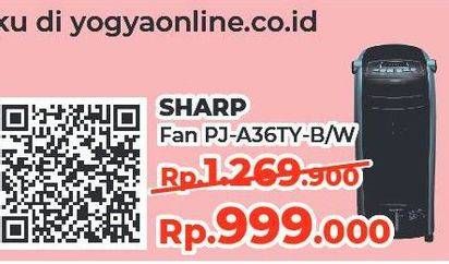 Promo Harga Sharp PJ-A36TY - Air Cooler B (Black, W (White  - Yogya