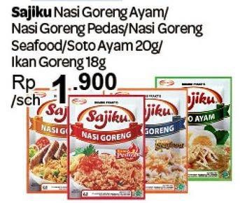 Promo Harga Sajiku Tepung Bumbu Nasi Goreng Ayam/Pedas/Seafood/Soto Ayam/Ikan Goreng  - Carrefour