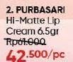 Promo Harga Purbasari Hi-Matte Lip Cream 6 gr - Guardian