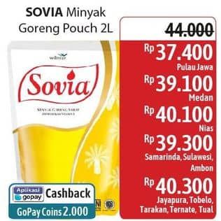 Promo Harga Sovia Minyak Goreng 2000 ml - Alfamidi