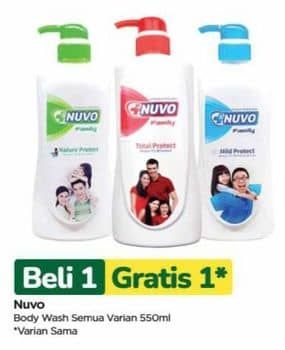 Promo Harga Nuvo Body Wash All Variants 600 ml - TIP TOP
