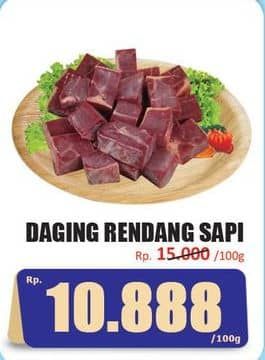 Promo Harga Daging Rendang Sapi per 100 gr - Hari Hari