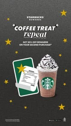 Promo Harga Coffee Treat Repeat  - Starbucks