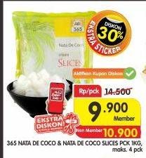Promo Harga 365 Nata De Coco Slices 1000 gr - Superindo