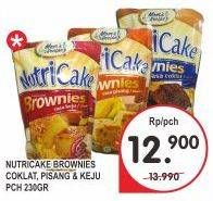 Promo Harga Nutricake Instant Cake Brownies Cokelat, Pisang, Keju 230 gr - Superindo