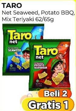 Promo Harga Taro Net Seaweed, Potato BBQ, Mix Teriyaki Barbeque 65 gr - Alfamart