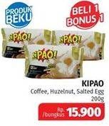 Promo Harga KIPAO Bakpao Coffee, Hazelnut, Salteg Egg 200 gr - Lotte Grosir