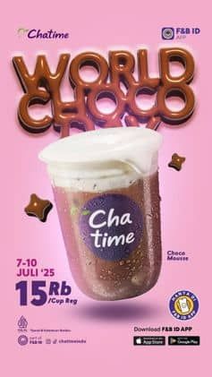 Promo Harga World Choco Day  - Chatime