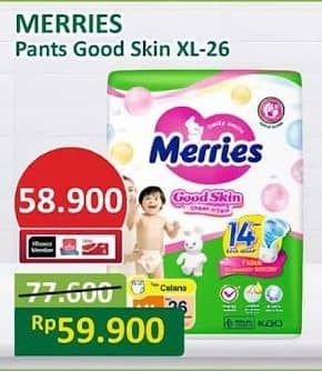 Promo Harga Merries Pants Good Skin XL26 26 pcs - Alfamart