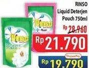 Promo Harga Rinso Liquid Detergent 750 ml - Hypermart