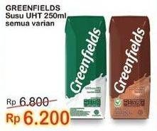 Promo Harga GREENFIELDS UHT All Variants 250 ml - Indomaret