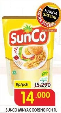 Promo Harga SUNCO Minyak Goreng 1 ltr - Superindo