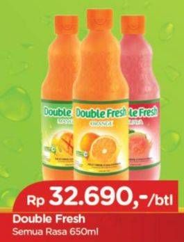 Promo Harga Double Fresh Drink Concentrate All Variants 650 ml - TIP TOP