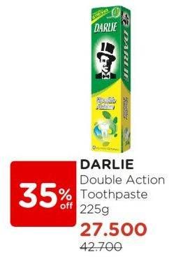 Promo Harga Darlie Toothpaste Double Action 225 gr - Watsons