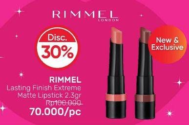 Promo Harga RIMMEL Lasting Finish Matte Lipstick 2 gr - Guardian