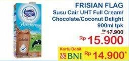 Promo Harga FRISIAN FLAG Susu UHT Purefarm Full Cream, Swiss Chocolate, Coconut Delight 900 ml - Indomaret