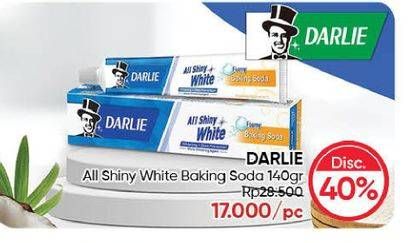 Promo Harga DARLIE Toothpaste All Shiny White Foamy Baking Soda 140 gr - Guardian