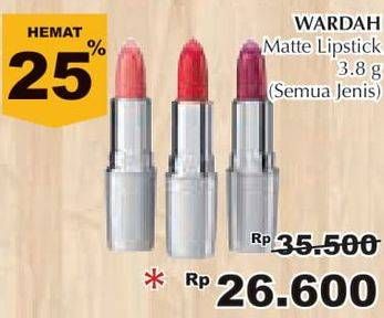 Promo Harga WARDAH Matte Lipstick All Variants  - Giant