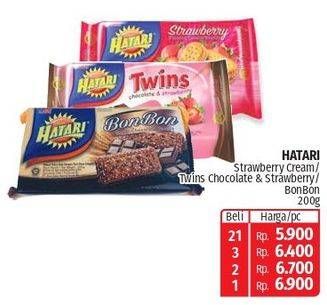Promo Harga ASIA HATARI Twins Cream Biscuits/ASIA HATARI Cream Biscuits  - Lotte Grosir