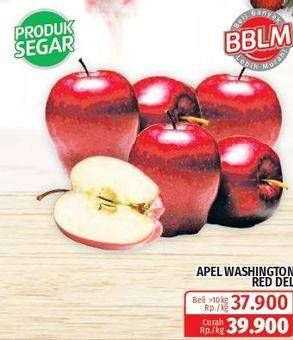 Promo Harga Apel Red Del Washington  - Lotte Grosir