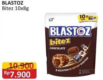 Promo Harga Blastoz Bitez Chocolate 80 gr - Alfamart