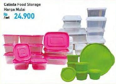Promo Harga CALISTA Food Container  - Carrefour