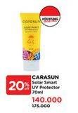 Promo Harga Carasun Solar Smart UV Protector Spf 45 70 ml - Watsons
