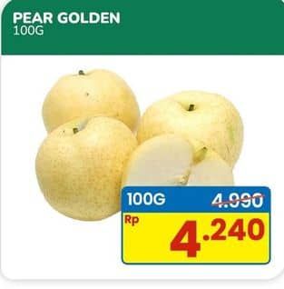 Promo Harga Pear Golden per 100 gr - Indomaret