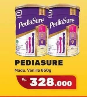 Promo Harga Pediasure Triplesure Madu, Vanila 850 gr - Yogya