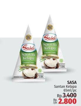 Promo Harga SASA Santan Cair 65 ml - LotteMart