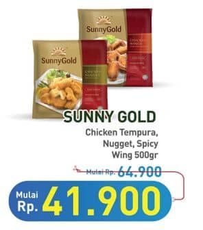 Harga Sunny Gold Nugget/Spicy Wings/Tempura