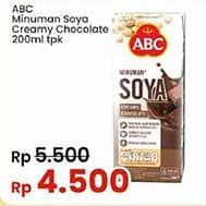 Promo Harga ABC Minuman Soya Creamy Chocolate 200 ml - Indomaret