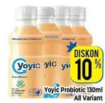 Promo Harga Yoyic Probiotic Fermented Milk Drink All Variants 130 ml - Hypermart