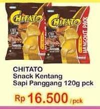 Promo Harga CHITATO Snack Potato Chips Sapi Panggang 120 gr - Indomaret