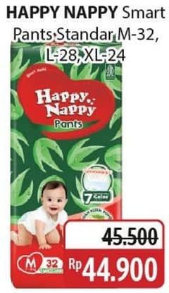 Promo Harga Happy Nappy Smart Pantz Diaper M32, L28, XL24 24 pcs - Alfamidi