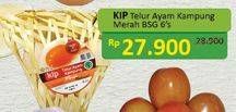 Promo Harga KIP Telur Ayam Kampung BSG 6 pcs - Alfamidi