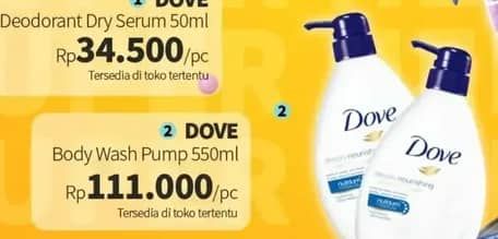 Promo Harga Dove Body Wash 550 ml - Guardian