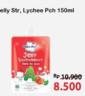 Promo Harga Mogu Mogu Jelly Lychee, Strawberry 150 ml - Alfamart
