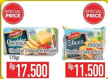 Promo Harga PROCHIZ Keju Cheddar Premium 170 gr - Hypermart