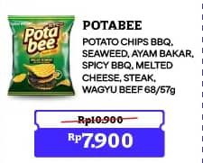 Promo Harga Potabee Snack Potato Chips BBQ Beef, Grilled Seaweed, Ayam Bakar, Spicy BBQ, Melted Cheese, Wagyu Beef Steak 57 gr - Indomaret