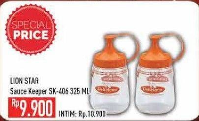 Promo Harga LION STAR Sauce Keeper SK-406 325 ml - Hypermart